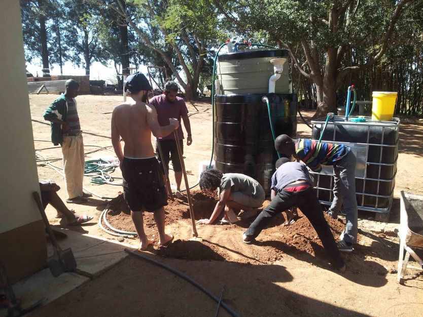 Swaziland Farm IBC/ARTI Hybrid Biogas System