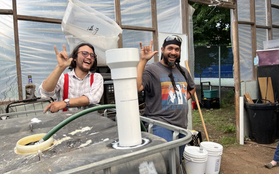 Biodigester Installation at Futurist Farm in Philadelphia